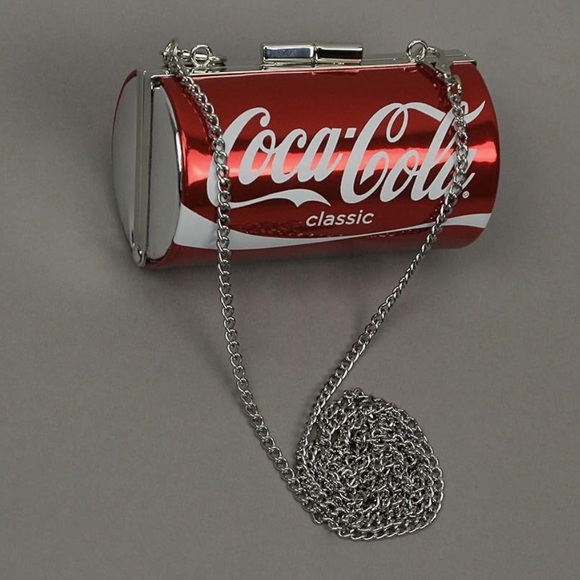 Retro Licensed Coca-Cola Classic Can Evening Bag Coke Clutch - Picture 1 of 7